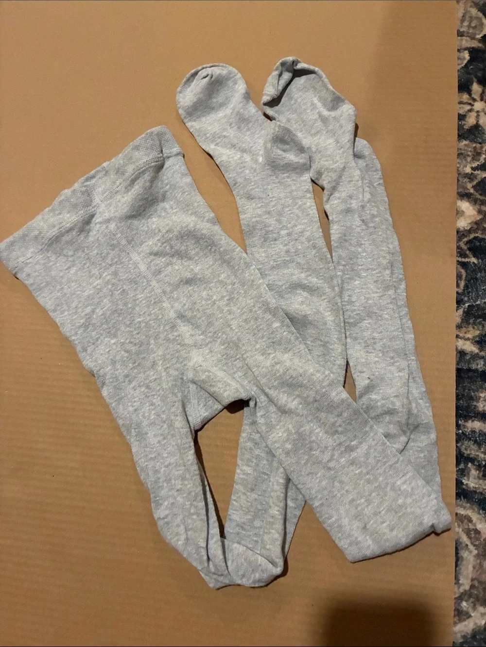 Light Gray Tights - Soft Knit